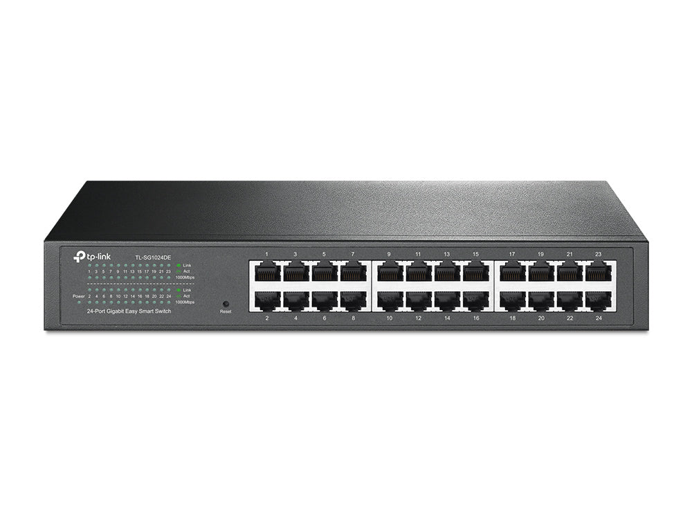 Switch TP-LINK TL-SG1024DE - Negro, 24 puertos Switch TP-LINK TL-SG1024DE - Negro, 24 puertos